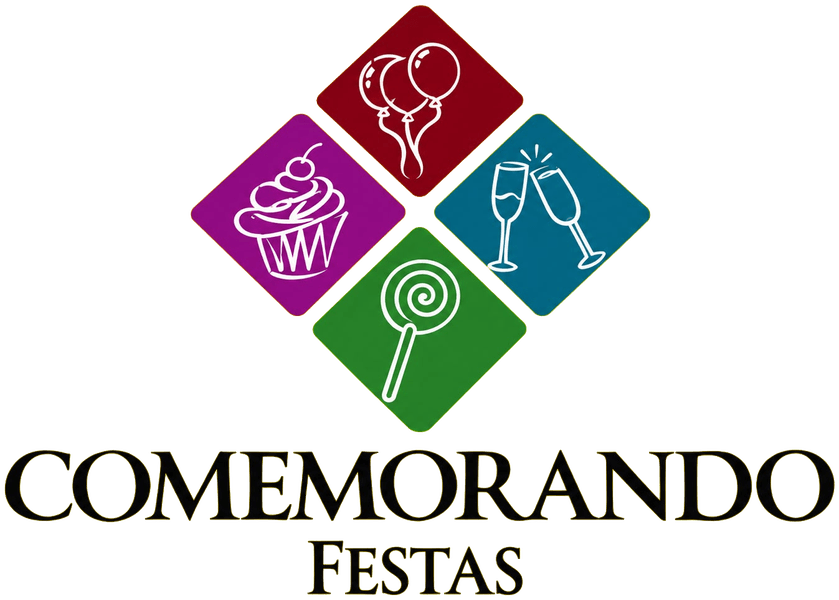 Logo da Comemorando Festas